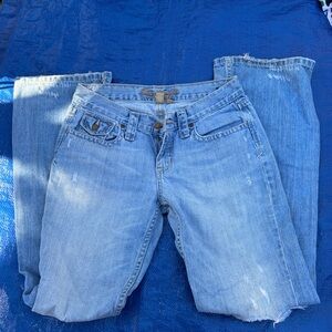 Vintage Y2K Flare Destroyed Abercrombie & Fitch Jeans 6R
